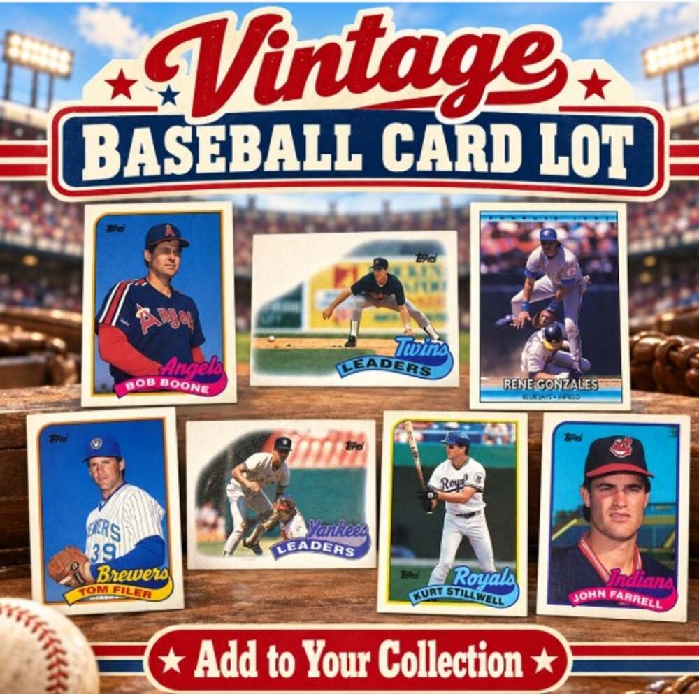 1988 Topps 1992 Donruss Baseball Card Lot 7 Bob Boone John Farrell Pre Owned